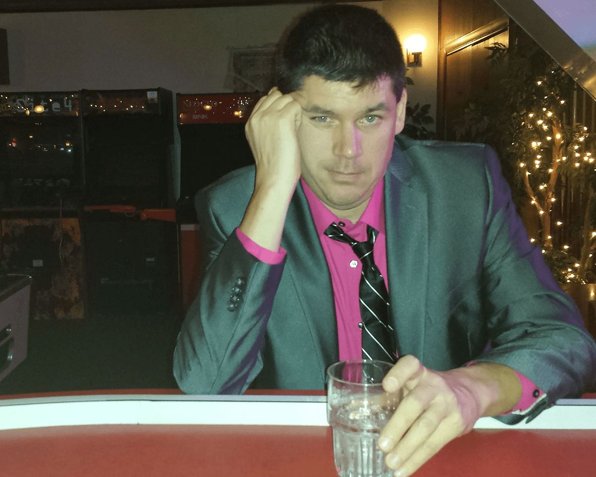 A very bored Dan Deibert